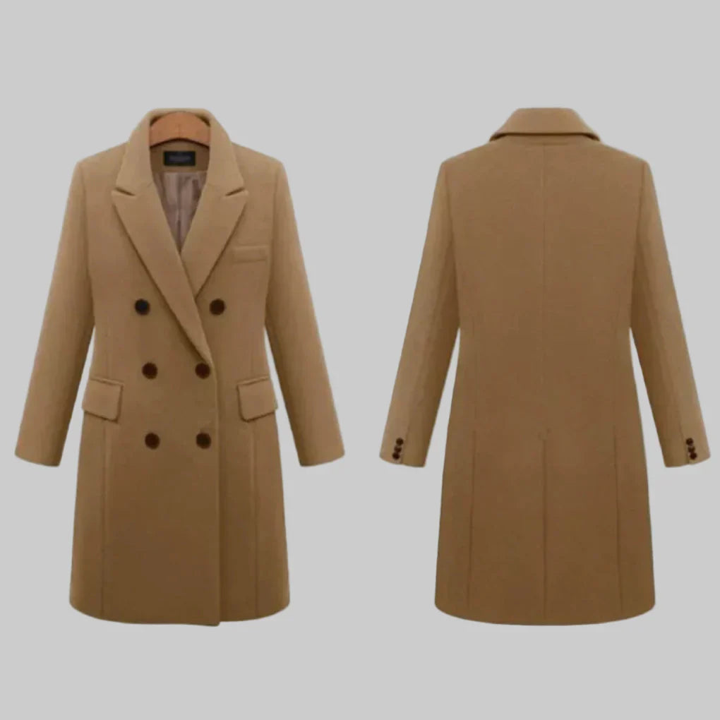 Manteau Long Femme – Couverture Élégante avec Style Prêt pour l'Hiver