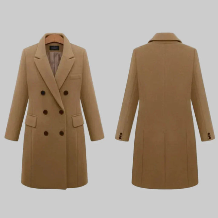 Manteau Long Femme – Couverture Élégante avec Style Prêt pour l'Hiver