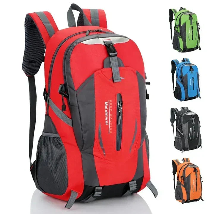 Sac à dos de voyage imperméable pour extérieur avec multiples compartiments