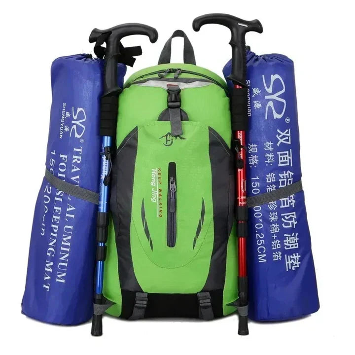 Sac à dos de voyage imperméable pour extérieur avec multiples compartiments