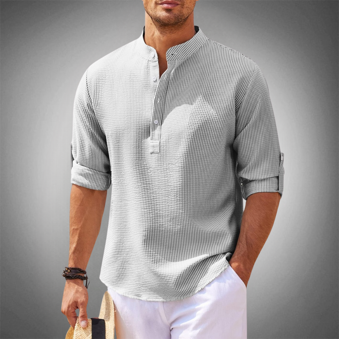Maurice – Chemise en Lin Stylée pour l'Homme Moderne