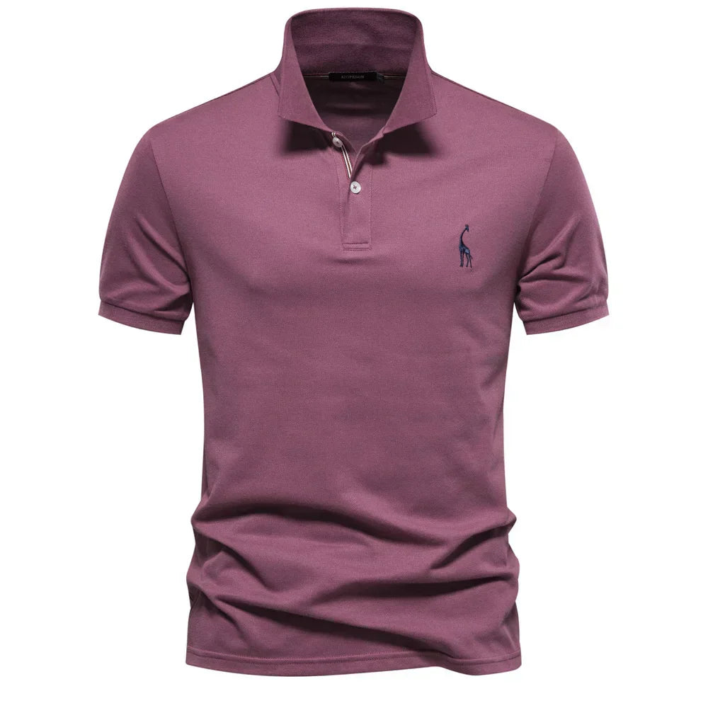 Austin | Men's Short Sleeve Button Polo Shirt