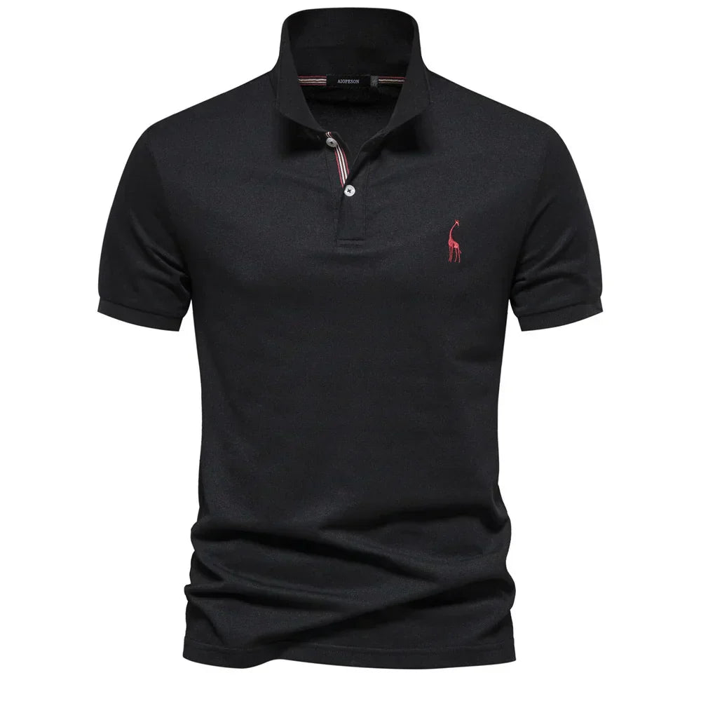 Austin | Men's Short Sleeve Button Polo Shirt