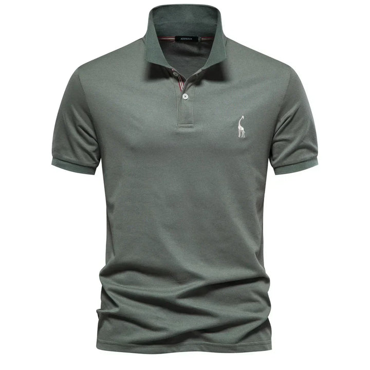 Austin | Men's Short Sleeve Button Polo Shirt