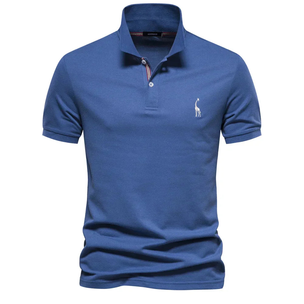 Austin | Men's Short Sleeve Button Polo Shirt