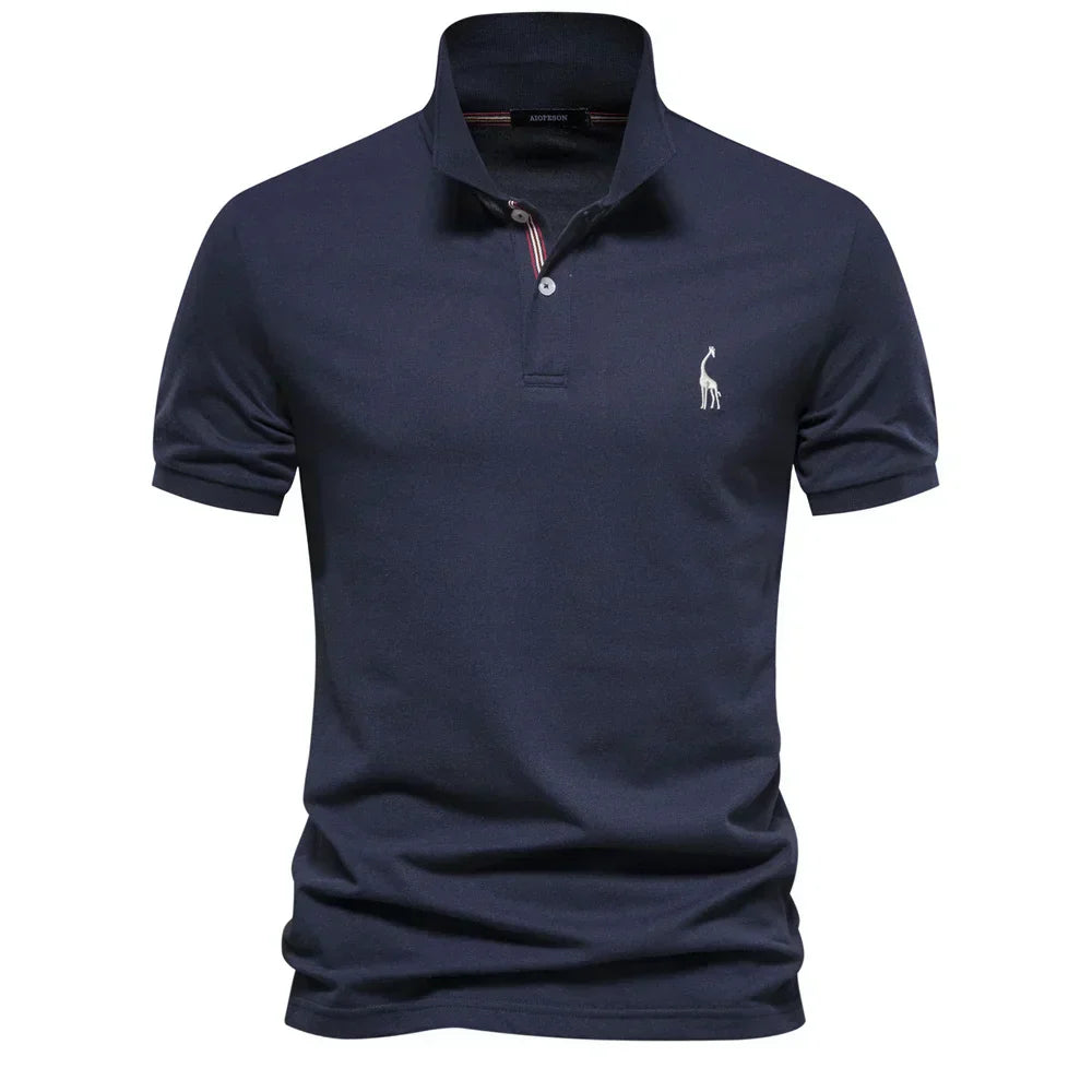 Austin | Men's Short Sleeve Button Polo Shirt