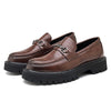 Mason | Mocassins en cuir pour hommes, chaussures de ville à plateforme