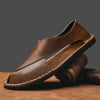Lucas | Sandales en cuir pour hommes en cuir de veau italien avec mousse contournée