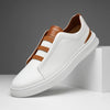 Oliver | Baskets en cuir pour hommes chaussons strap élastique casual