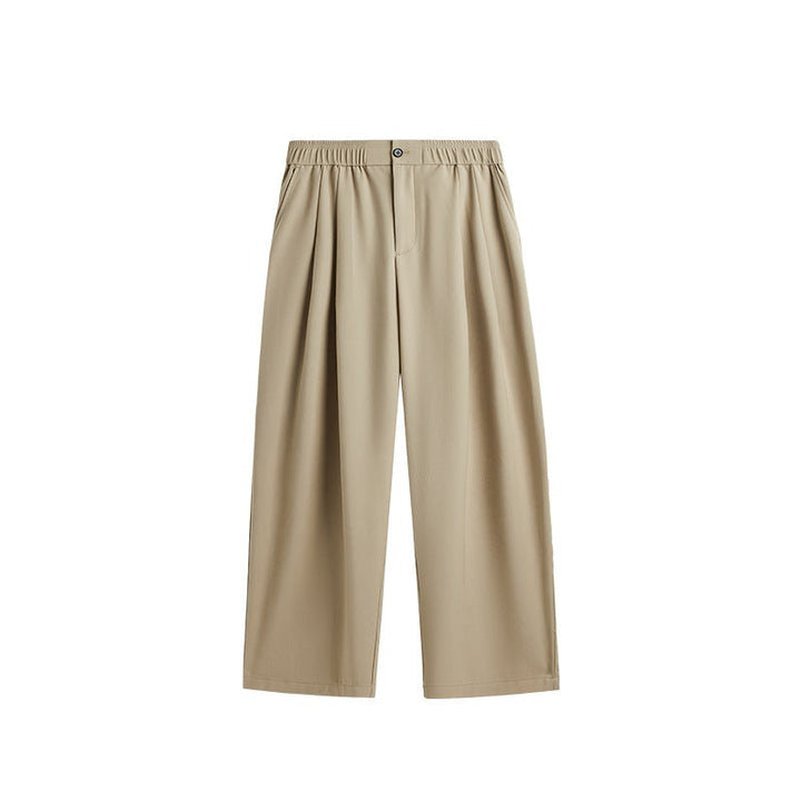 Sebastian | Men's Linen Wide Leg Drawstring Pants Pleated Relaxed Fit
