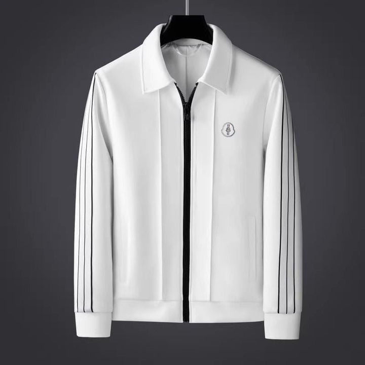 Ethan | Men's Tracksuit Set Lycra Zip-Up Jacket Athletic Pants