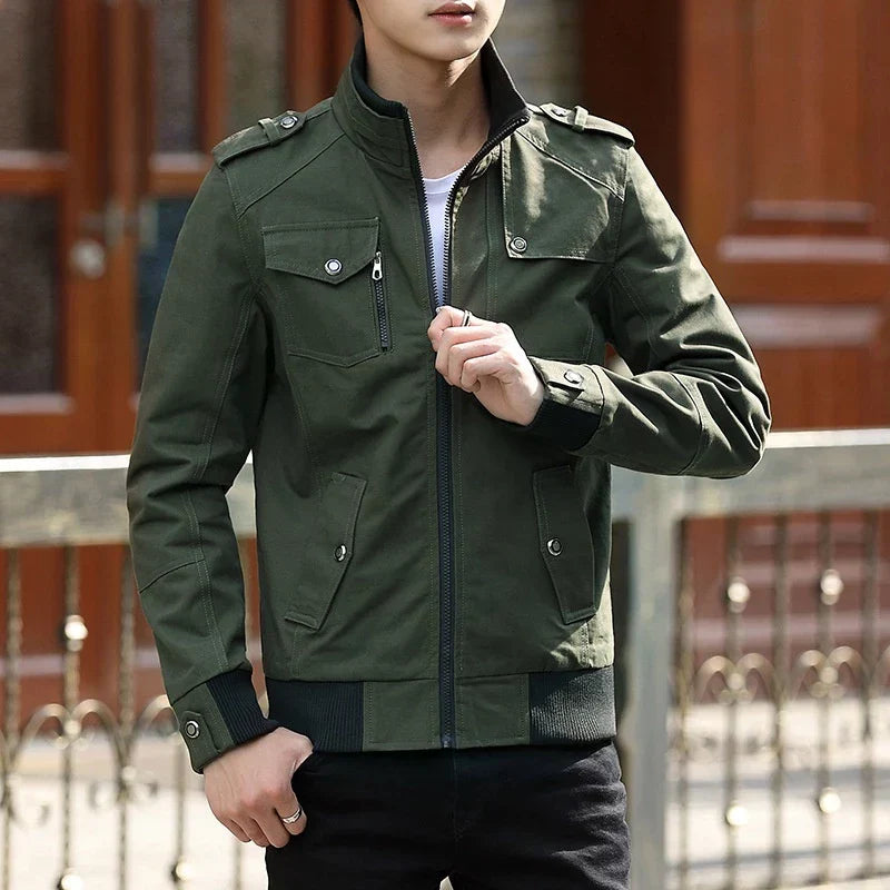 Alexander | Men's Zip Up Casual Bomber Jacket