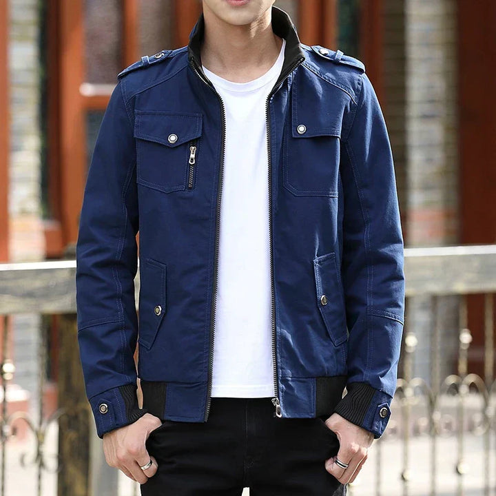 Alexander | Men's Zip Up Casual Bomber Jacket