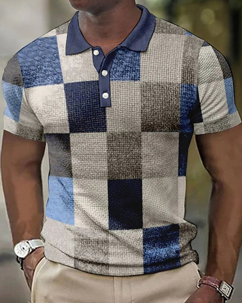Chemise Polo Carree pour Homme – Style Moderne Rencontre Confort