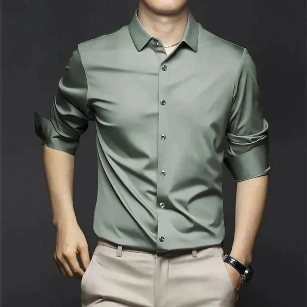 Chemise habillée pour homme sans rides – Stylée et à faible entretien