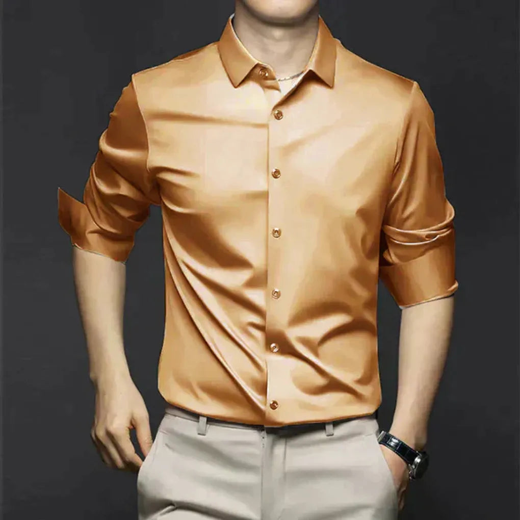 Chemise habillée pour homme sans rides – Stylée et à faible entretien