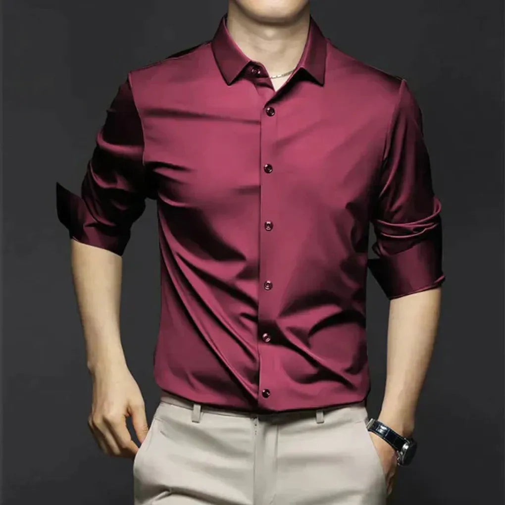 Chemise habillée pour homme sans rides – Stylée et à faible entretien