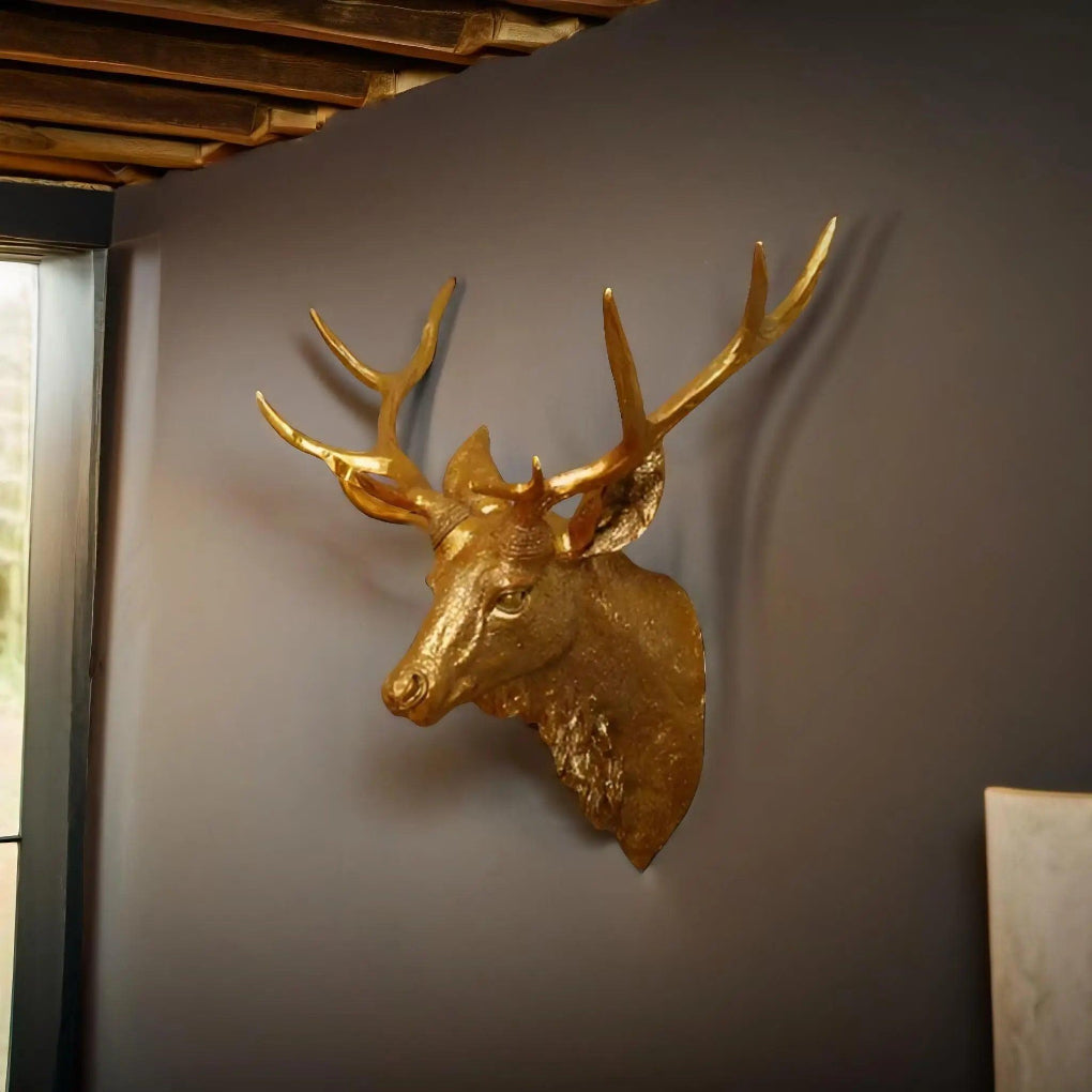 Décor mural tête de cerf majestueuse