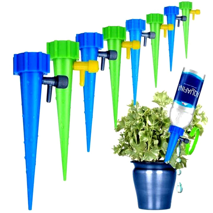 Pointes d'Arrosage Automatiques (Pack de 12) – Aide de Jardin à Flux Ajustable