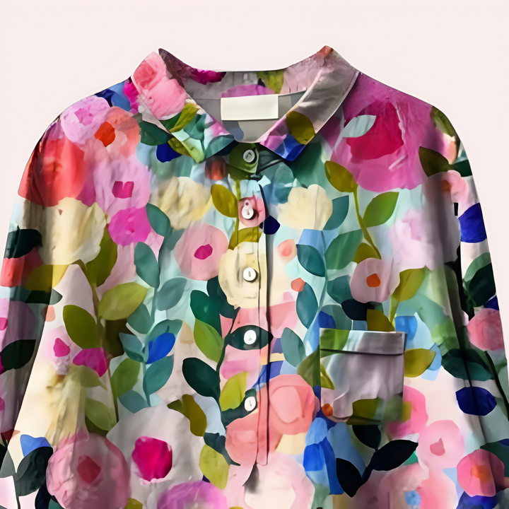Bertan – Blouse Femme avec Impression Florale