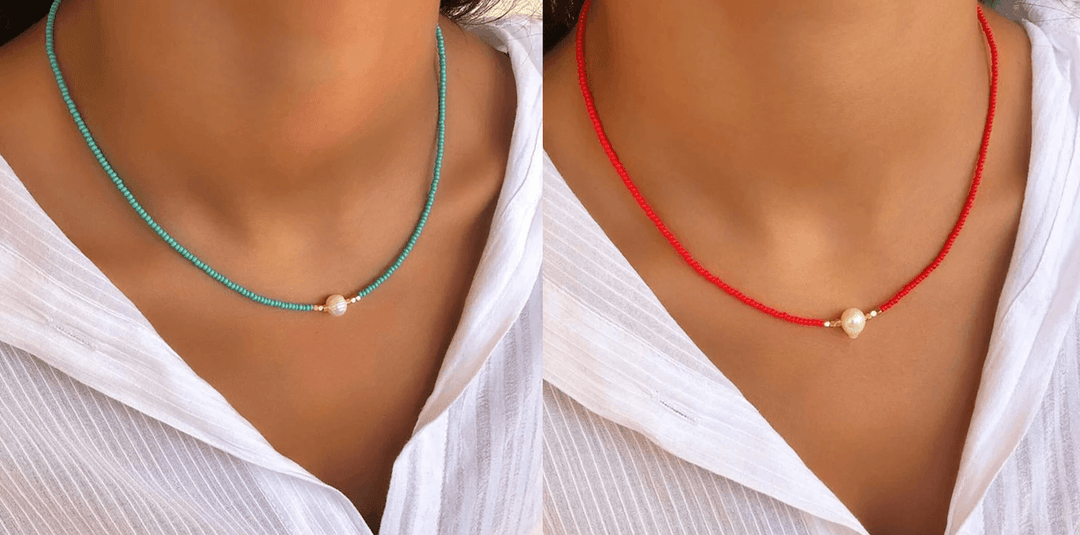 Pocket Pearl - Collier avec Perles Naturelles