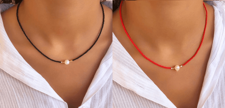 Pocket Pearl - Collier avec Perles Naturelles