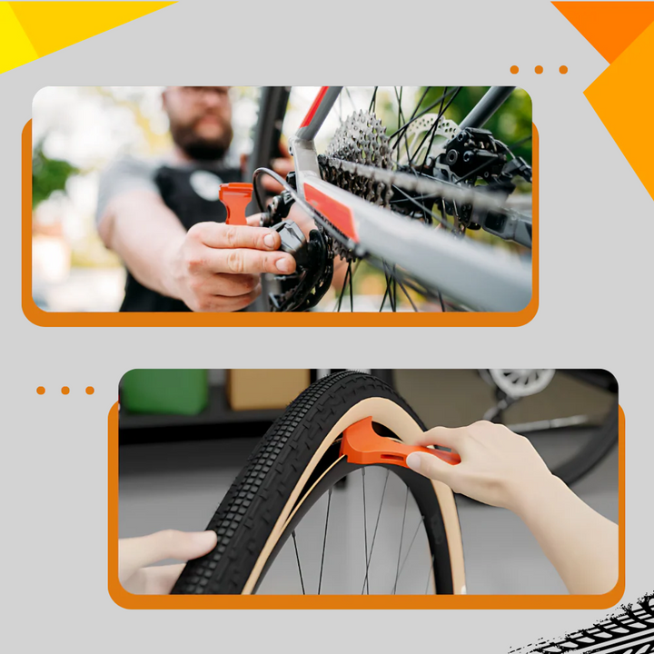 Levier de Pneu de Bicyclette – Outil Compact pour Enlever le Pneu
