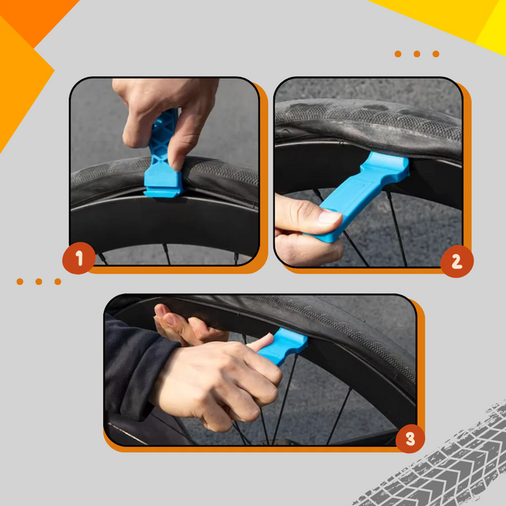 Levier de Pneu de Bicyclette – Outil Compact pour Enlever le Pneu