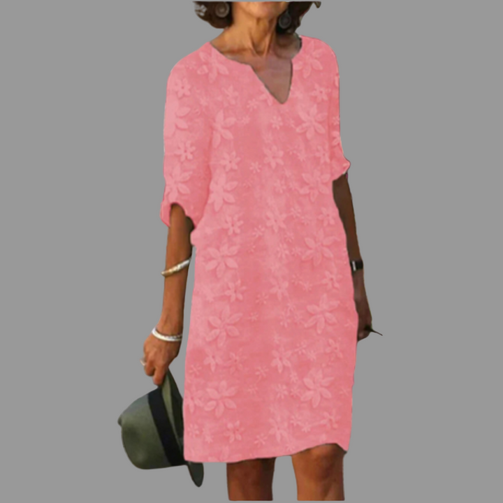 Robe Midi Femme – Style Moderne avec Design Floral