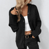 Cardigan en maille pour femmes – Bouton chaud avec détail en doudoune