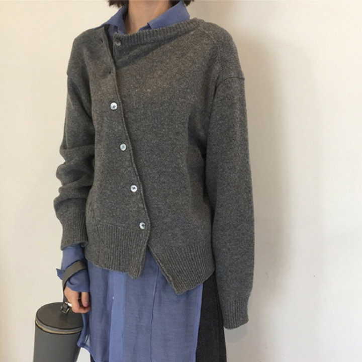 Cardigan enveloppant en laine fine doux élégance sans effort avec chaleur luxueuse
