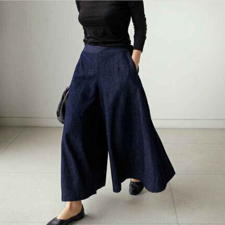 Ingebord – Pantalons à Jambe Large pour Femme | Confort Sophistiqué