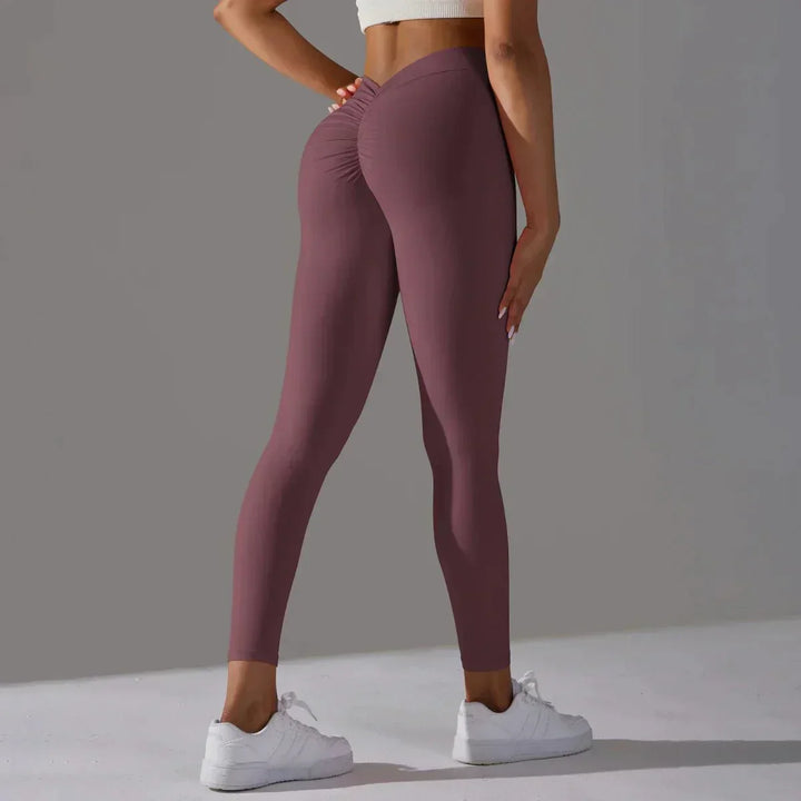 Collants de Yoga Compression Scrunch – Soutien Sculpté pour Chaque Mouvement