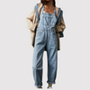 Combinaison en Denim Cool Sans Effort pour un Style Quotidien
