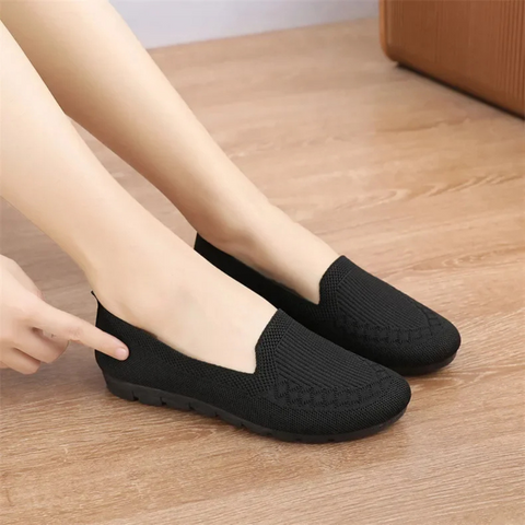 Chaussures Tricotées Confortables à Enfiler pour un Usage Quotidien – Élégantes et Respirantes