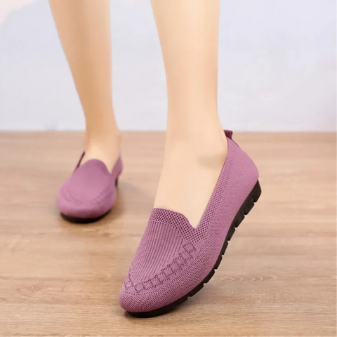 Chaussures Tricotées Confortables à Enfiler pour un Usage Quotidien – Élégantes et Respirantes