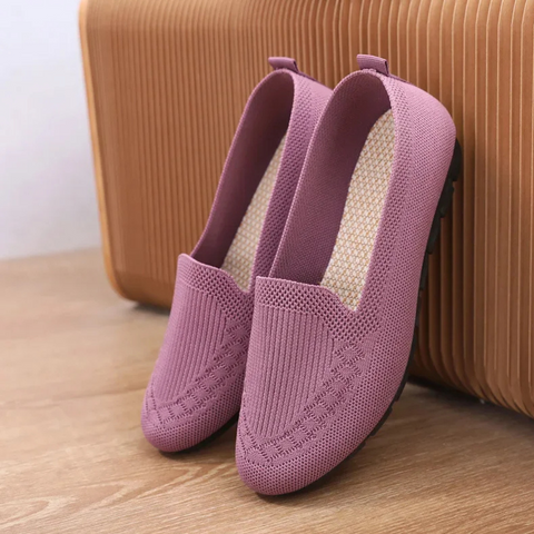 Chaussures Tricotées Confortables à Enfiler pour un Usage Quotidien – Élégantes et Respirantes