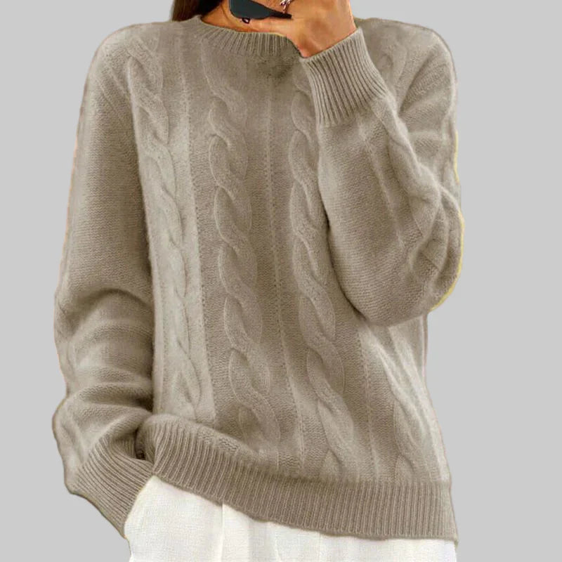 Pull en maille chaud pour femmes – Pièce de superposition confortable
