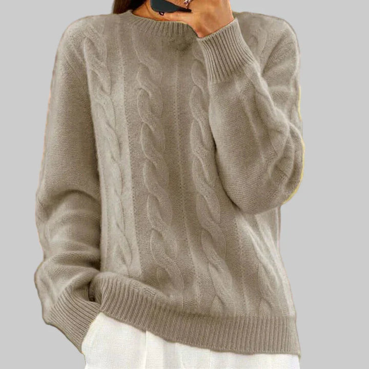 Pull en maille chaud pour femmes – Pièce de superposition confortable