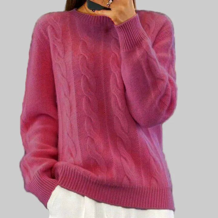 Pull en maille chaud pour femmes – Pièce de superposition confortable