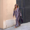 Elizabeth | Robe Maxi Imprimée Boho à Manches Longues pour Femmes