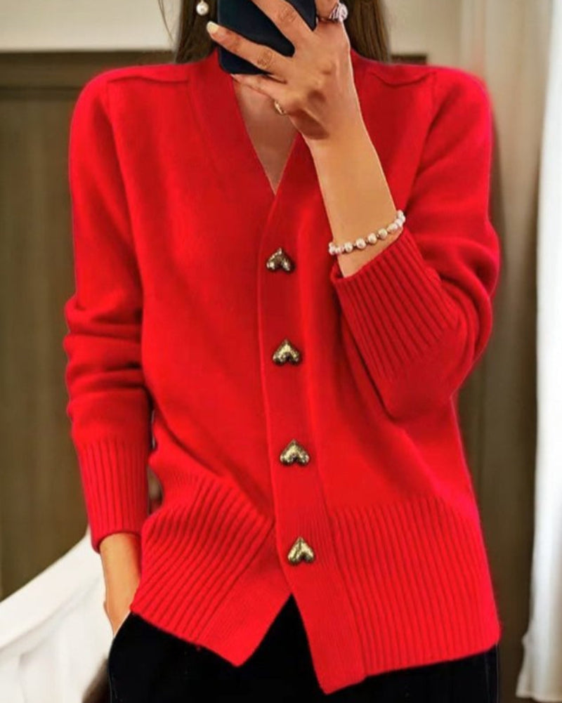 Chaleur, Élégance et Charme Féminin Intemporel Cardigan