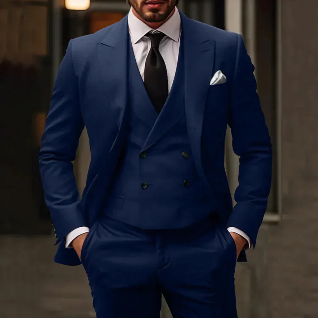 Ensemble de costume trois pièces pour hommes