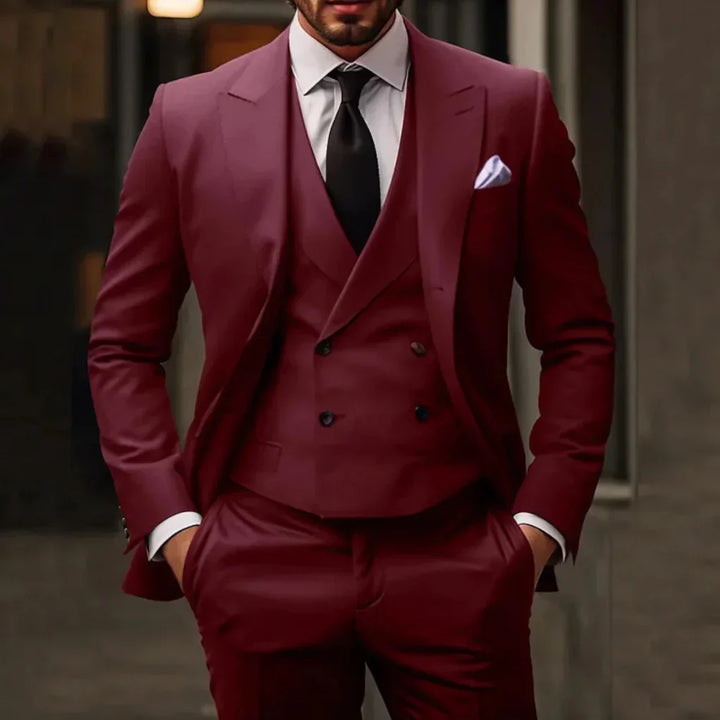 Ensemble de costume trois pièces pour hommes