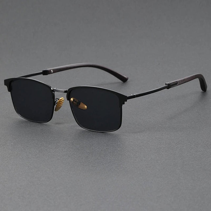 Luna | Sunglasses Half-Frame Polarized UV400 Browline Classic