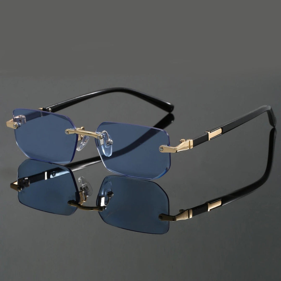 Alexander | Sunglasses Rimless Cut Edge UV400 Protection Lightweight