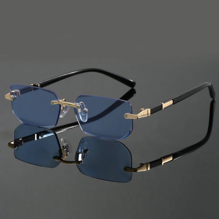 Alexander | Sunglasses Rimless Cut Edge UV400 Protection Lightweight