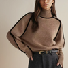 Pull Femme Chauffant Col Roulé – Couche d'Hiver avec Style Confortable