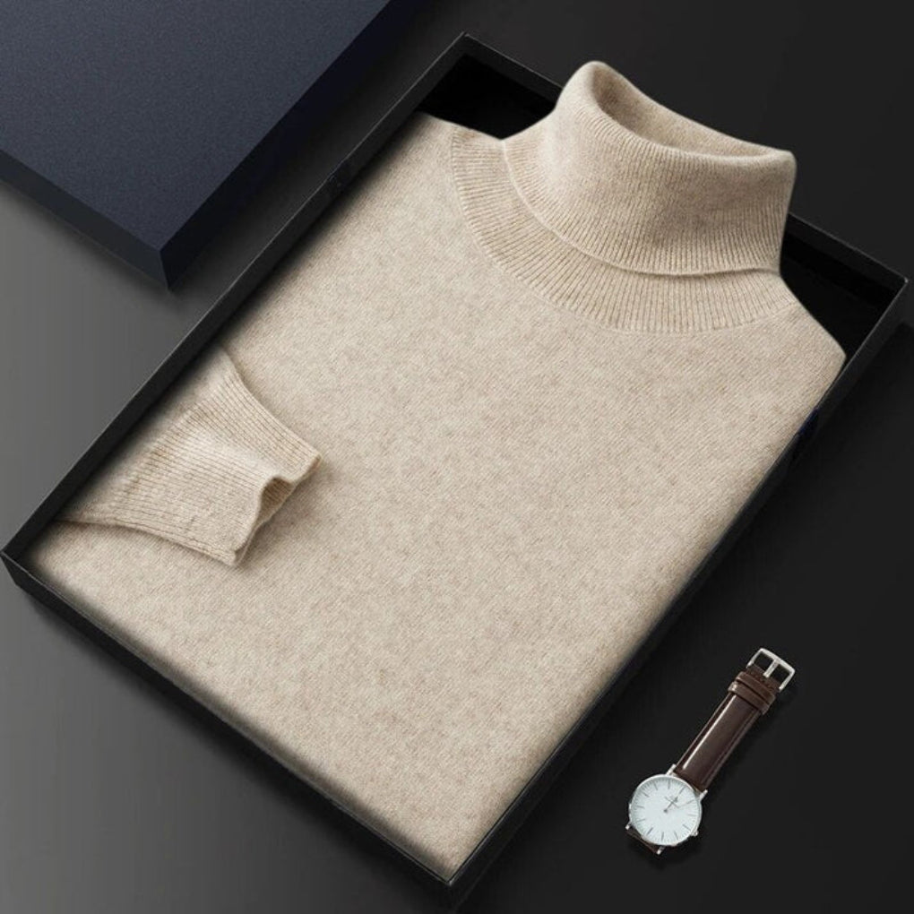 Pull-over en maille pour hommes – Couche d'hiver raffinée