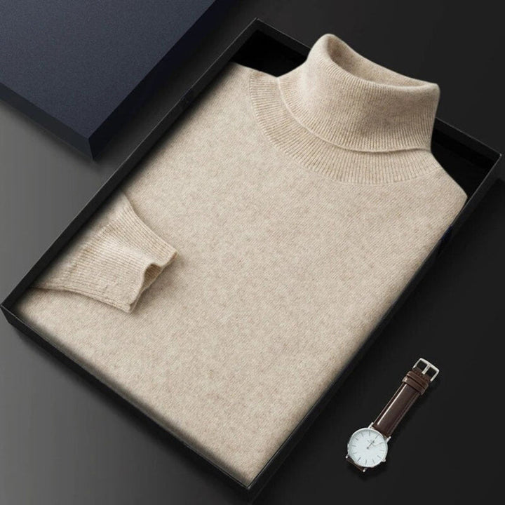 Pull-over en maille pour hommes – Couche d'hiver raffinée